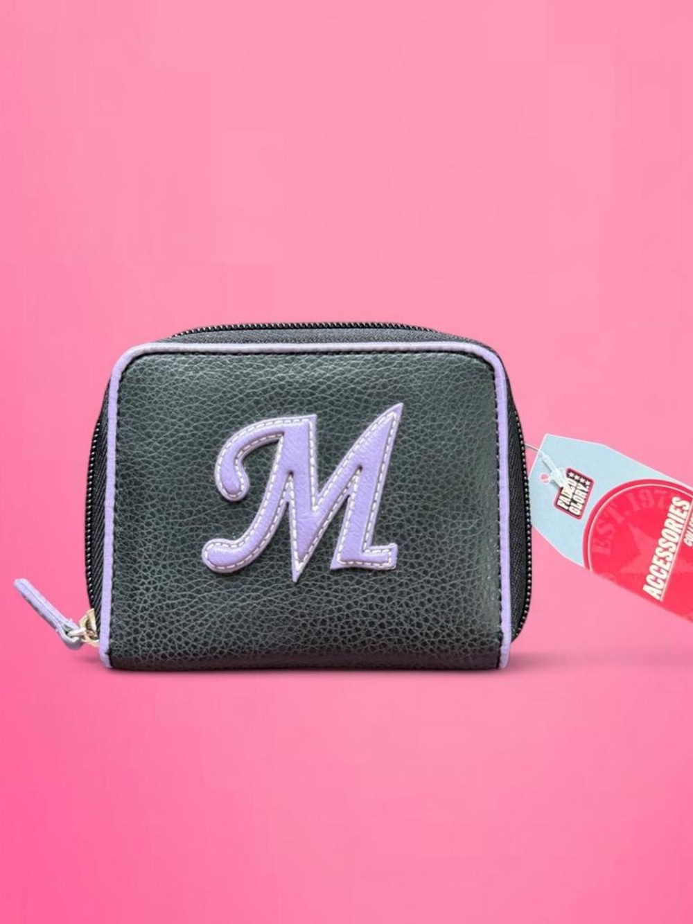 vintage 90s y2k faded glory ‘m’ initial wallet new with tags